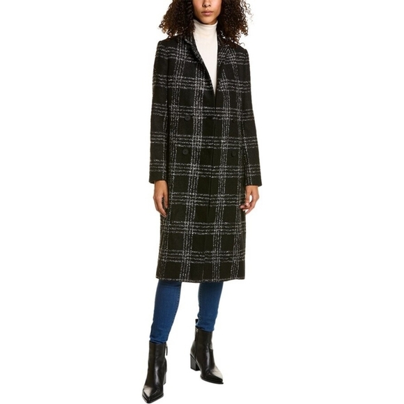 ALL SAINTS Wool Coat - Picture 3 of 16